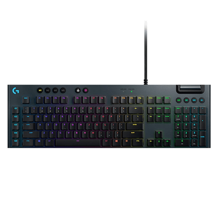 Tastiera da gioco meccanica cablata Logitech G813 RGB (GL-Linear), lunghezza: 1,8 m, G813 Tastiera da gioco meccanica cablata Logitech G813 RGB (GL-Linear), lunghezza: 1,8 m, G813